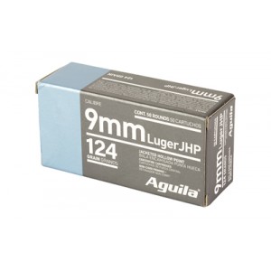 AGUILA 9MM 124GR JHP 50/500