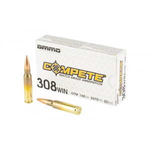 AMMO INC 308WIN 168GR OTM 20/200