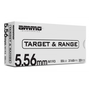 AMMO INC T&R 5.56 55GR M193 20/500