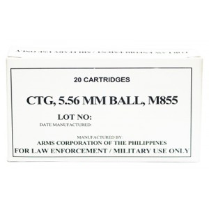 ARMSCOR 556NATO 62GR M855 20/1000