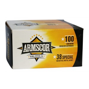 ARMSCOR 38SPL 158GR FMJ 100/1200