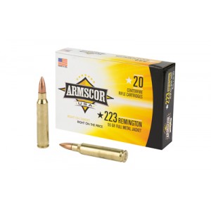 ARMSCOR 223REM 55GR FMJ 20/1000