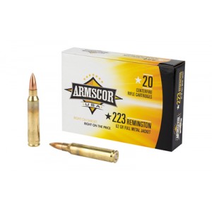 ARMSCOR 223REM 62GR FMJ 20/1000