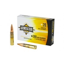 ARMSCOR 300BLK 147GR FMJ 20/200