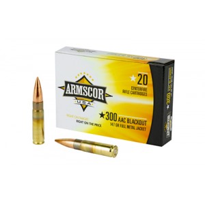 ARMSCOR 300BLK 147GR FMJ 20/200