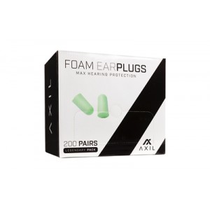 AXIL FOAM EAR PLUGS 200 PAIR BOX