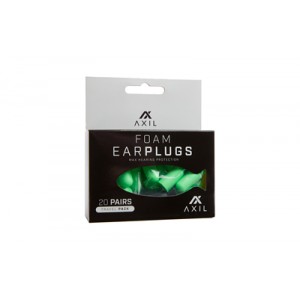 AXIL FOAM EAR PLUGS 20 PAIR TRVL PK