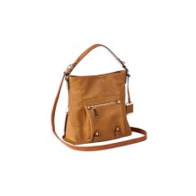 BULLDOG HOBO ANNA PURSE COGNAC