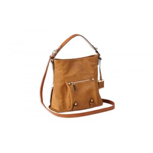 BULLDOG HOBO ANNA PURSE COGNAC