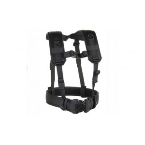 BH LOADBEARING SUSPENDERS/HRNS BLK