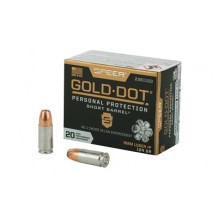 SPR GOLD DOT 9MM+P 124G HP SB 20/200