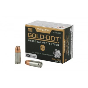 SPR GOLD DOT 9MM 124GR HP 20/200