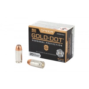 SPR GOLD DOT 45ACP 185GR HP 20/200