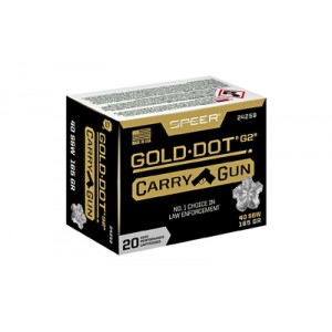 SPR GLD DOT CARRY GUN 40S&W 165GR HP