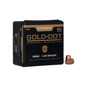 SPR GOLD DOT .355 115GR HP 100CT