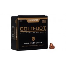 SPR GOLD DOT .355 124GR HP 100CT