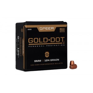 SPR GOLD DOT .355 124GR HP 100CT