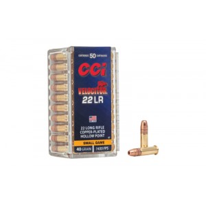 CCI 22LR VELOCITOR 40GR HP 50/5000