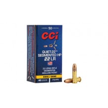 CCI QUIET SEGMENTED 22LR 40GR HP 50