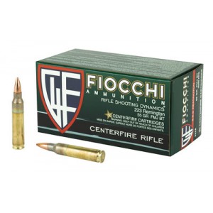 FIOCCHI 223REM 55GR FMJBT 50/1000