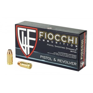 FIOCCHI 380ACP 90GR JHP 50/1000