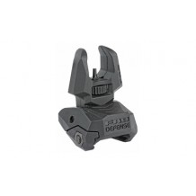 FAB DEF FRONT POLY FLIP-UP SIGHT BLK