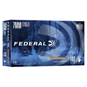 FED PWRSHK 7MMMAU 140GR SP 20/200