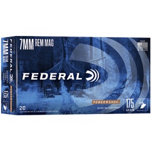 FED PWRSHK 7MMREM 175GR SP 20/200