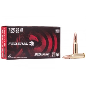 FED AM EAGLE 762X39 124GR FMJ 20/500