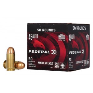 FED AM EAGLE 45ACP 230GR FMJ 50/500