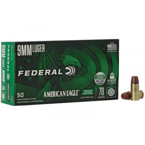 FED AM EAGLE 9MM 70GR LFB 50/500