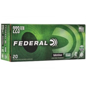 FED BALLISTICLEAN 223REM 42GR 20/500