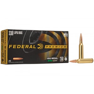 FED GOLD MDL 338LAP 250GR BTHP 20/