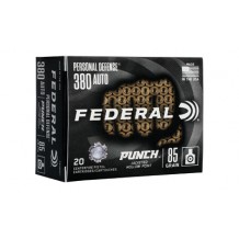 FED PD PUNCH 380AUTO 85GR JHP 20/200