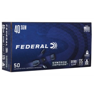 FED SYN DEF 40 S&W 175GR SJHP 50/500