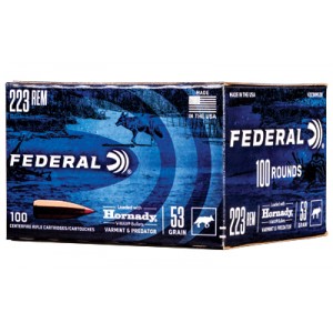 FED V&P 223REM 53GR HRNDY V-MAX 20/2