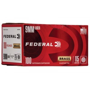 FED CHAMP 9MM 115GR FMJ 100/500