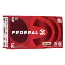 FED CHAMP 40S&W 180GR FMJ BRSS 50/1