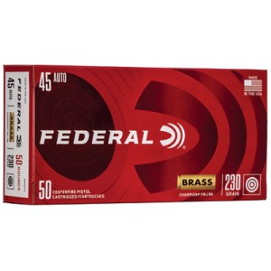 FED CHAMP 45ACP 230GR FMJ BRSS 50/1