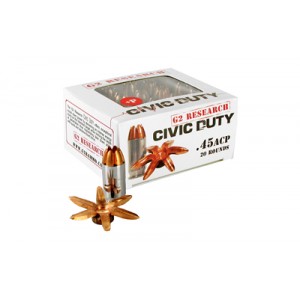 G2R CIVIC DUTY 45ACP 164GR 20/500