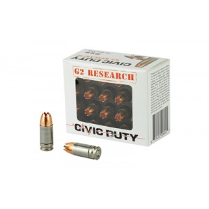 G2R CIVIC DUTY 9MM 94GR 20/500