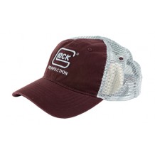 GLOCK MESH HAT SNAPBACK MAROON