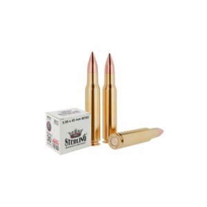 STERLING 5.56 M193 55GR FMJ 30/1500