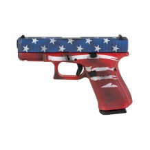 GLOCK 19 GEN5 9MM 15RD RWB BW FLAG