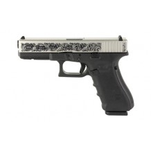 GLOCK 17 GEN4 9MM 17RD STS/ENGRAVED