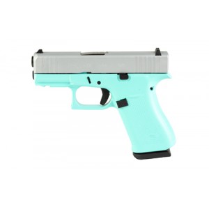 GLOCK 43X 9MM 10RD REB/SILVER FRRAIL