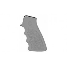 HOGUE GRIP AR15 W/FINGER GROVE GREY