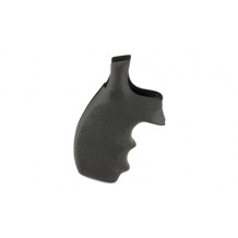 HOGUE GRIP S&W K/L RND BUTT BNTM BLK