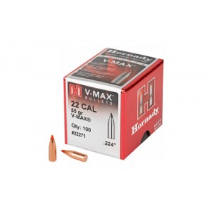 HRNDY V-MAX 22 CAL .224 55GR 100CT