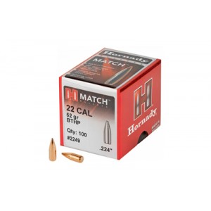 HRNDY MATCH 22CAL .224 52GR 100CT